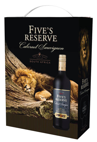 Five's Reserve Cabernet Sauvignon BIB 3L